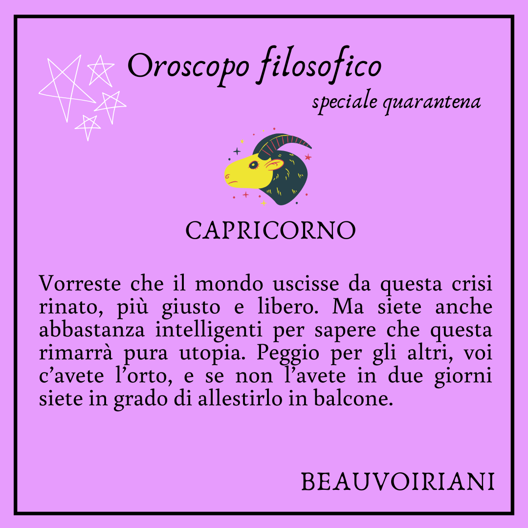 capricorno beauvoir